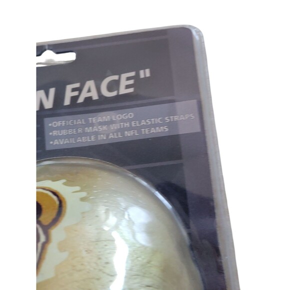 New Rams Officially Licensed NFL "FAN FACE" Rubber Mask - Picture 6 of 7